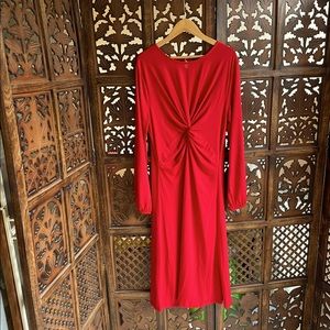 Red dress